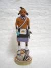 Native American Hopi Carved Mudhead (Koyemsi) Katsina Doll by Jacob Warner