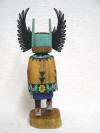 Native American Hopi Carved Crow Mother (Angwusnasomtaka) Katsina Doll by Bennett Sockyma
