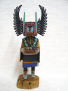 Native American Hopi Carved Crow Mother (Angwusnasomtaka) Katsina Doll by Bennett Sockyma