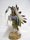 Native American Made Fancy Dancer Katsina Doll by Sammie Walker (Navajo-Hopi)