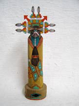 Native American Hopi Carved Butterfly Maiden Dancer Sculpture by Lauren Honyouti