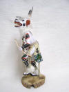 Native American Made Bear Dancer Warrior Katsina Doll by Sammie Walker (Navajo-Hopi)